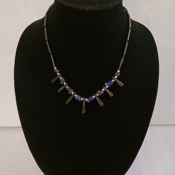 Beaded Necklace, Bracelet and Earrings Set - Picture 2 of 10